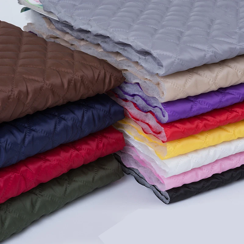 

Taffeta Lining Fabric Polyester Quilting Cloth DIY Handmade Bags Sofa Winter Clothing Cotton-Padded Jacket Material 100x150cm