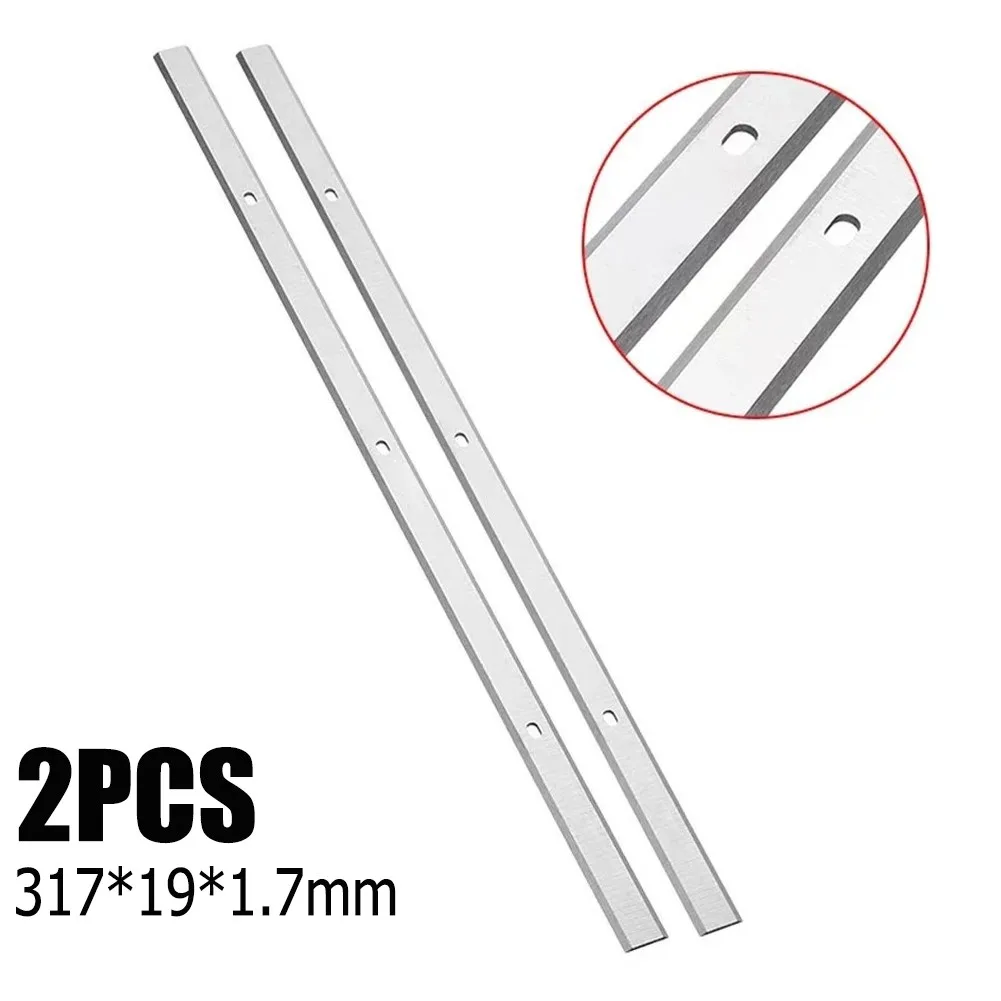 

2pcs 12-1/2inch HSS Portable Planer Blades For TPT125 146229 Double Edge Set Planers Smoothest Cutting Tools
