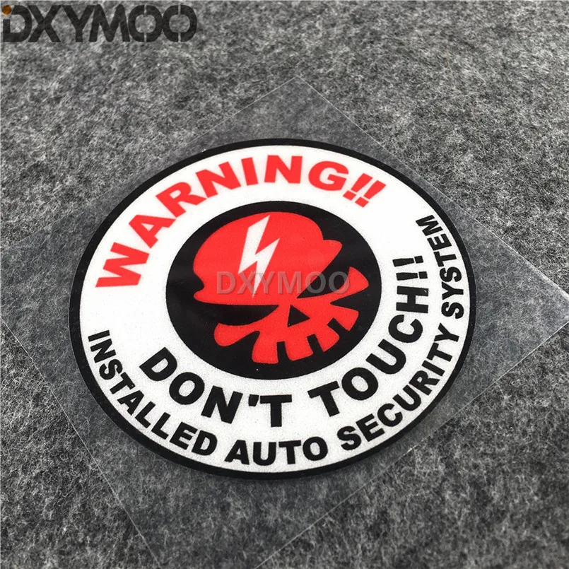 Автомобильный Стайлинг Виниловая наклейка Предупреждение ющая система