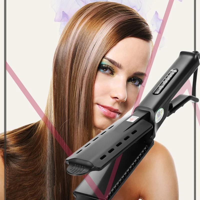 

Hair Straightener Tourmaline Steam Ceramic Vapour Release Hair Styling Tool MH88