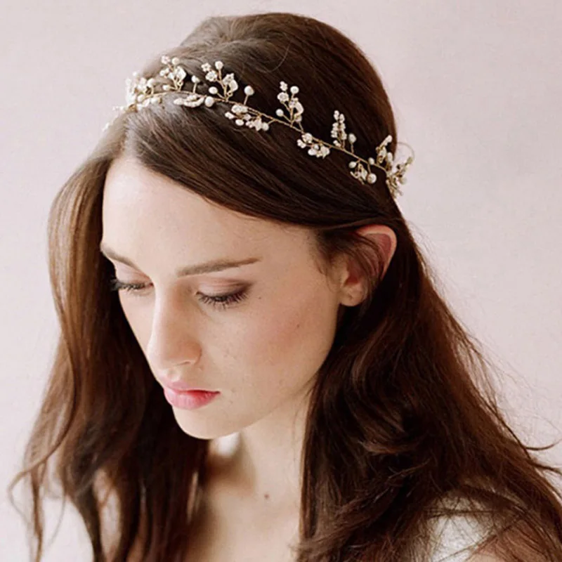 

Fashion Women Hairband Wedding Tiara Crown Headband Bridal Hair Aaccessories Jewelry