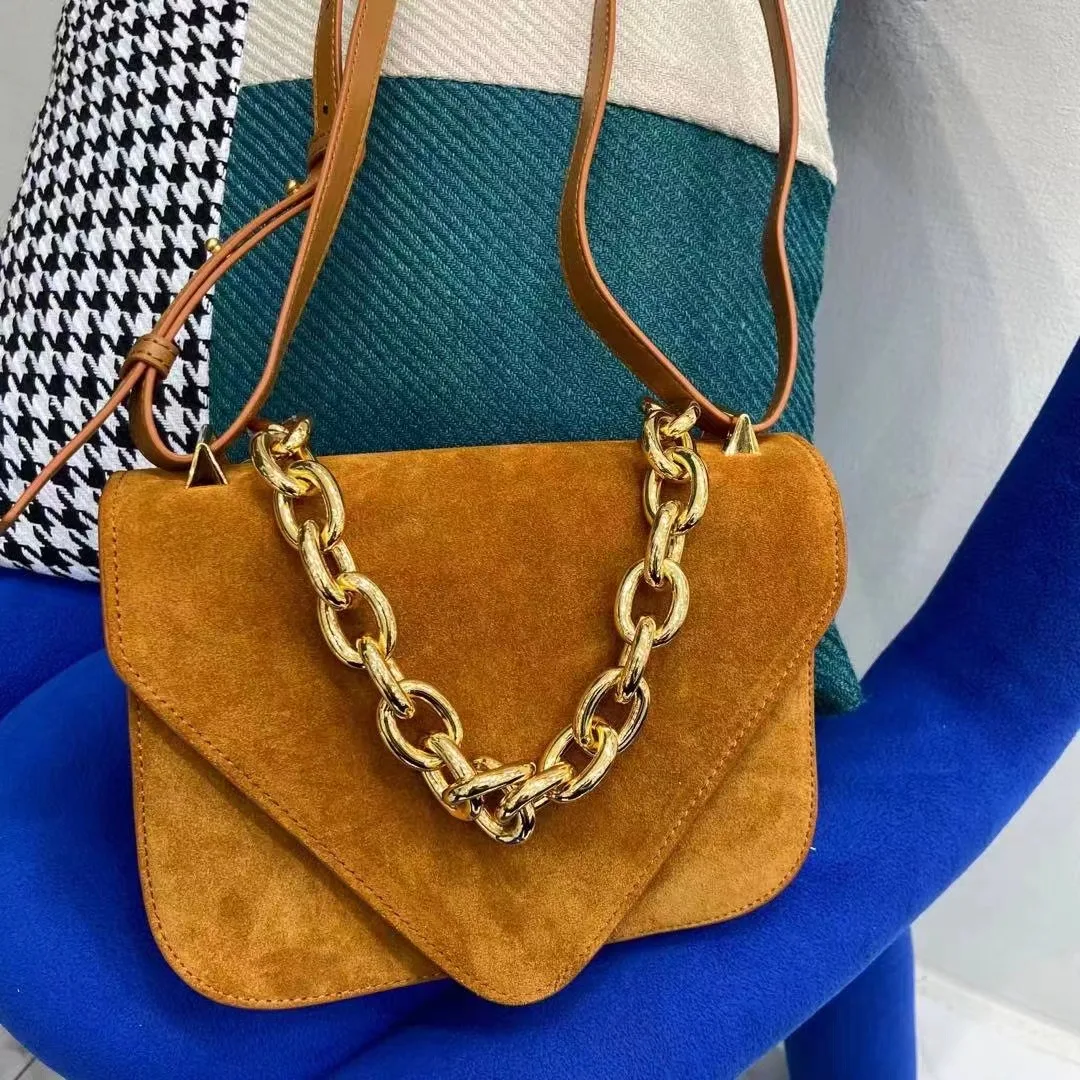 

Vintage Brand Designer Luxury Style Crossbody Bag Faux Suede Leather Satchels Women Handbag Cowhide