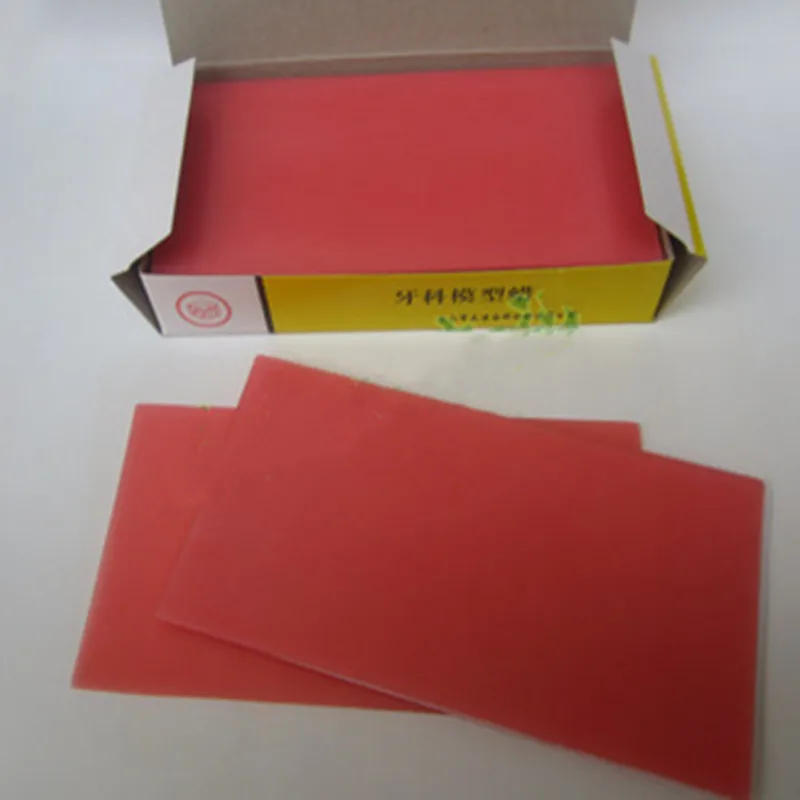 1 коробка красная восковая пластина стоматологический материал широко