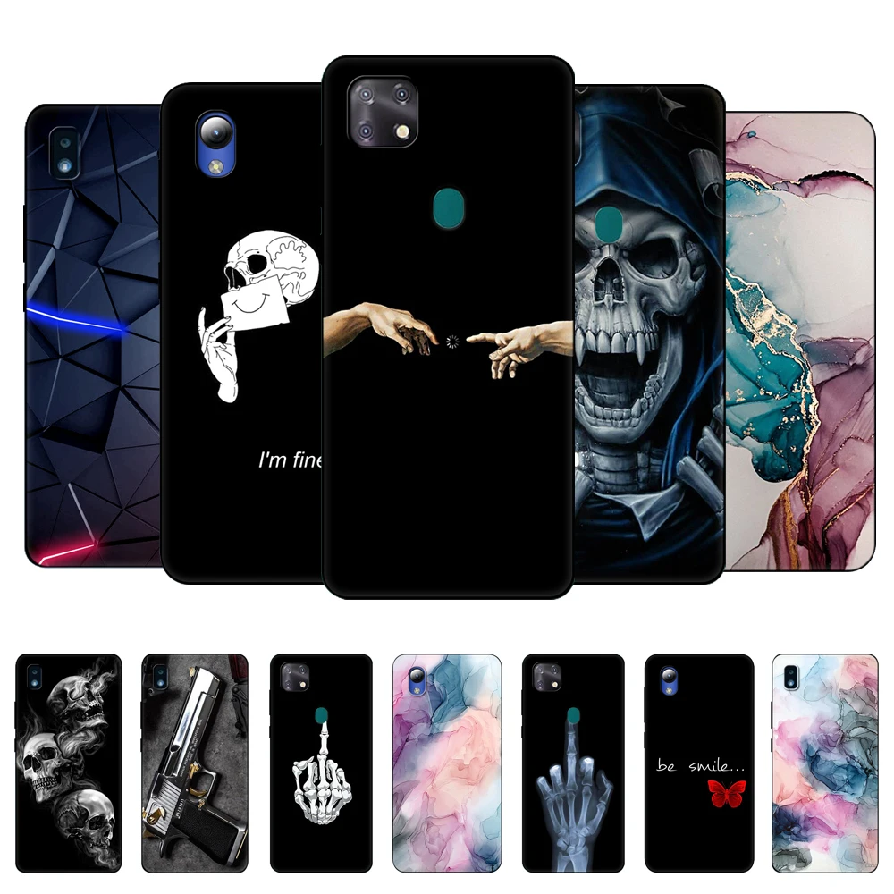 Умный чехол для ZTE Blade 20 задняя крышка телефона L210 L8 Axon 11 SE 5G силиконовый мягкий