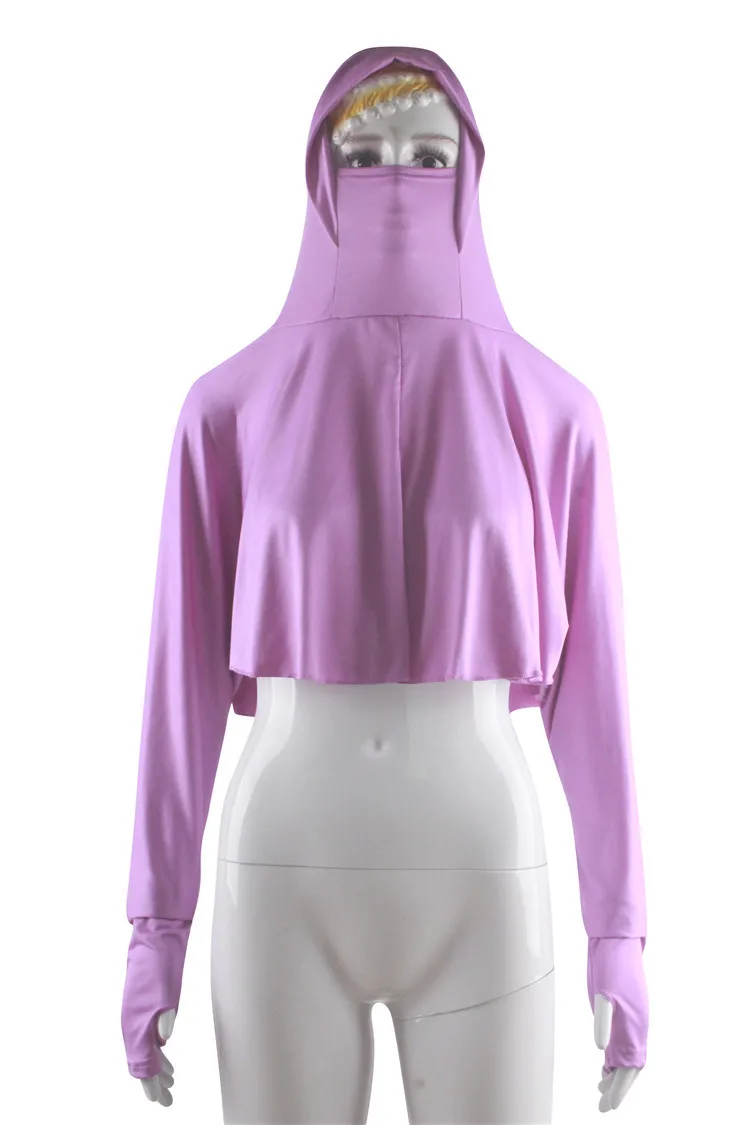 Исламский женский хиджаб с полным покрытием капюшоном арабские топы