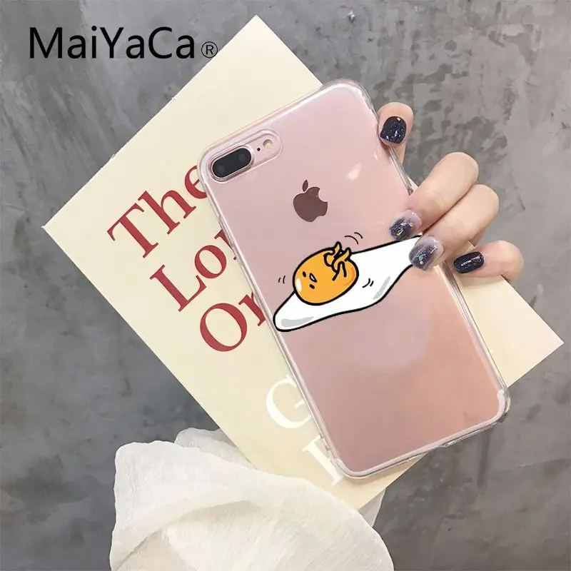 9 MaiYaCa Милый Гудетама ленивый яйцо мобильный чехол для iPhone X XS MAX 6 6s 7 7plus 8 8Plus 5 5S SE XR 11 pro max - Цвет: 9