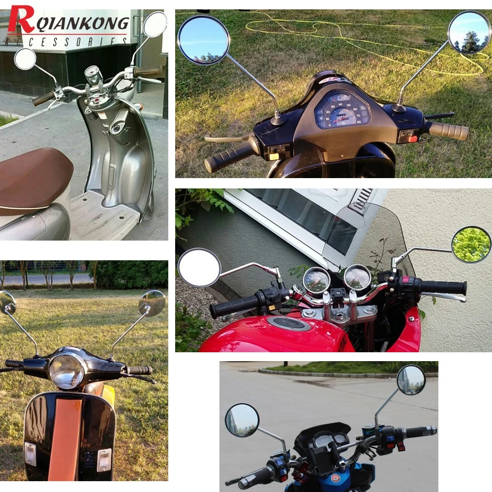 Универсальный мотоцикл зеркало мото Зеркало заднего вида мотоцикла аксессуар