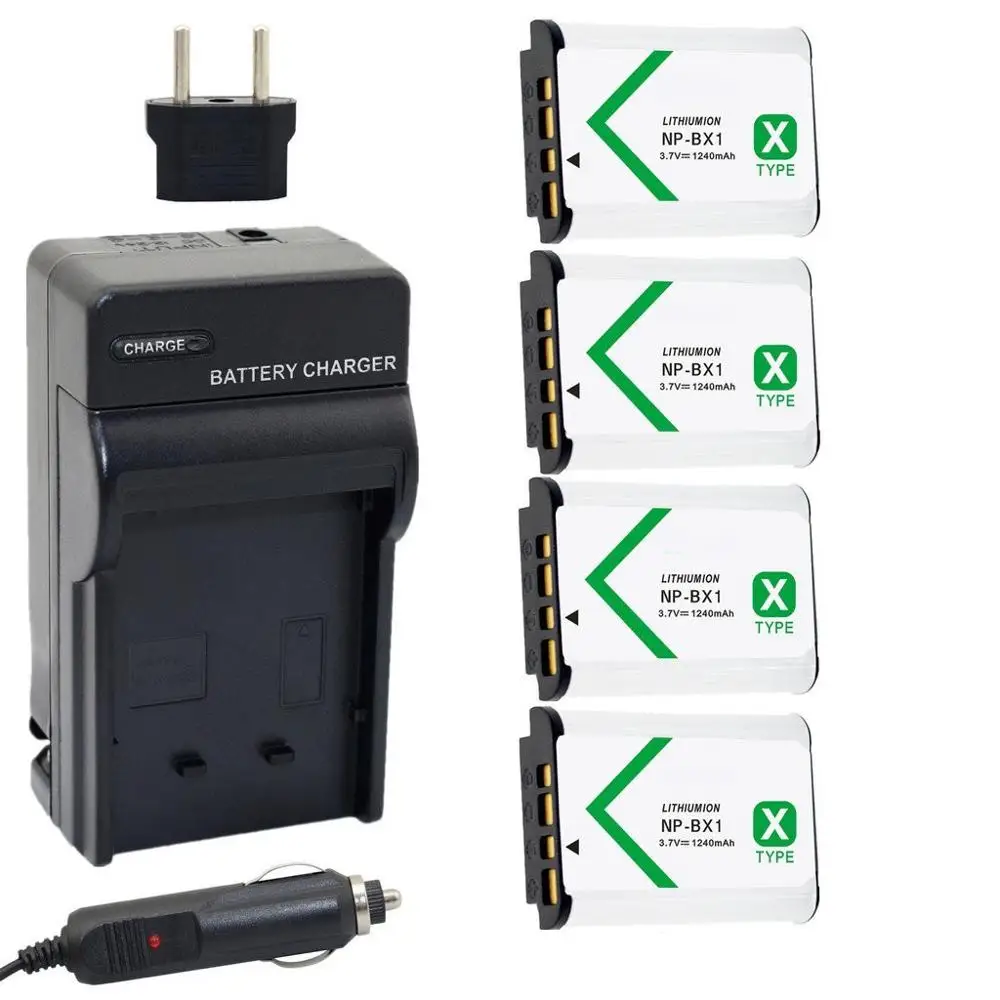 Аккумулятор NPBX1 BX1 + зарядное устройство для Sony Cyber-shot RX1 RX100 WX300 WX350 HX300 HX50V NP-BX1 AS200V CX240