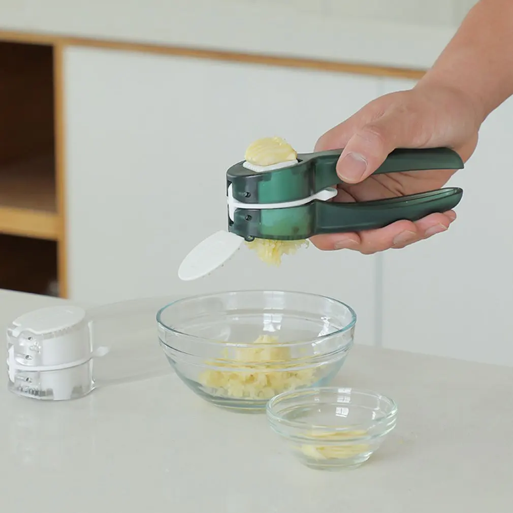 

Garlic Press Manual Multifunctional Garlic Slicer Stainless Steel Garlic Mincer Chopping Squeezer Kitchen Gadgets