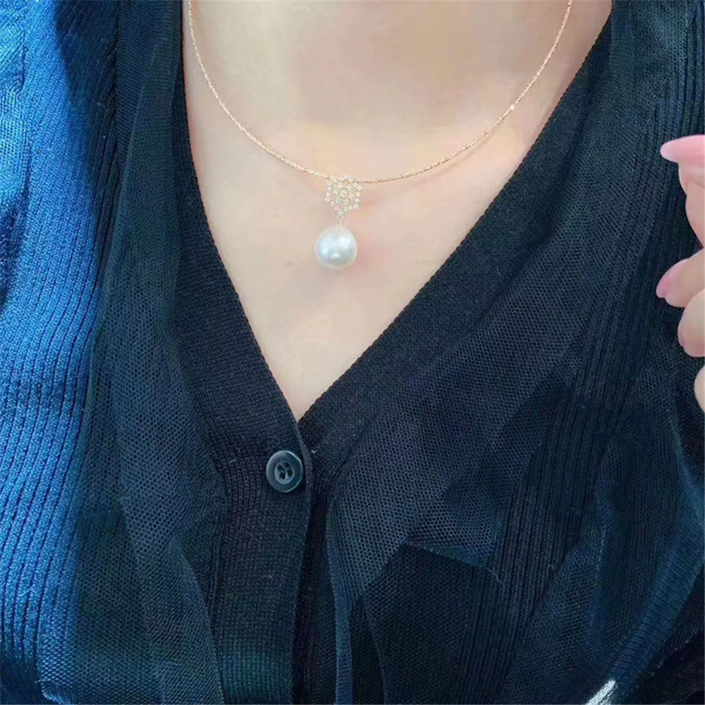 

DIY Pearl Accessories S925 Sterling Silver Concealer Beads Jade Pendant Base Empty Support For Women Making Jewelry Gift