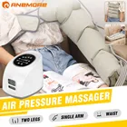 Компрессионный массажер ANEMORE для ног, компрессионный аппарат с воздушными камерами для инфракрасной терапии, для рук и талии, серый, расслабляющий, для снятия боли