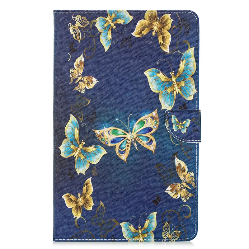 Blue Butterfly Чехол для samsung Galaxy Tab A 8,0 SM-T290 T295 милый кот Единорог щенок бабочка чехол для планшета Galaxy Tab A 8,0 чехол - Цвет: Blue Butterfly