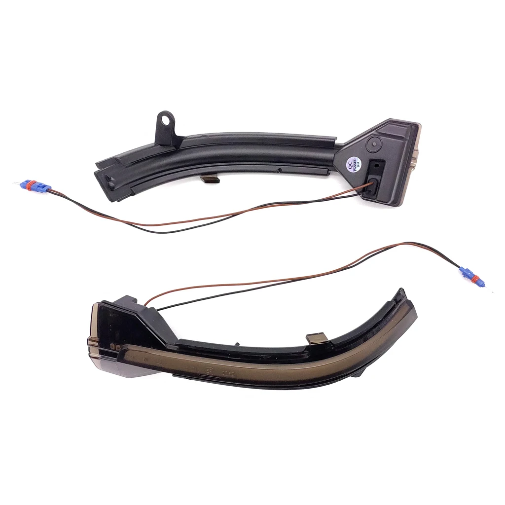 2 шт. дымчатые линзы светодиодный боковые зеркала мигалка светильник