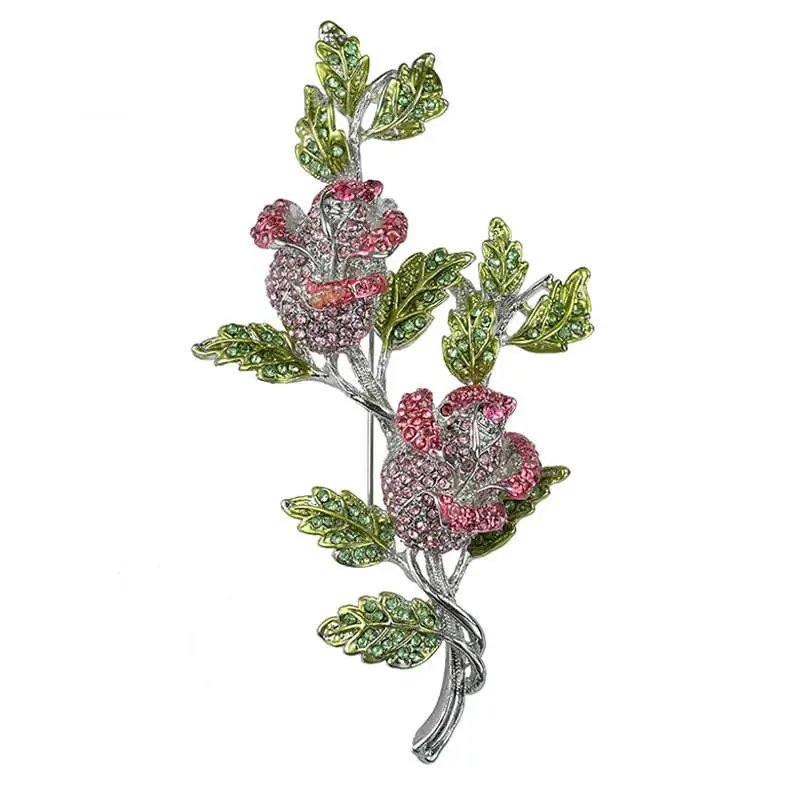 Новая модная брошь ювелирные изделия изысканная в виде растения булавка