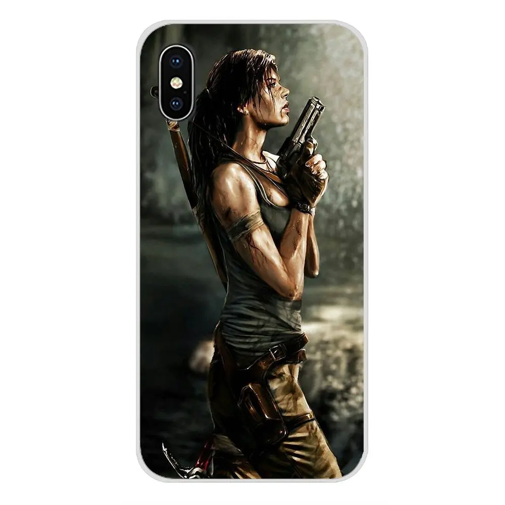 Lara Croft Tomb Raiderr для Xiaomi Redmi 4A S2 Note 3 3S 4 4X5 Plus 6 7 6A Pro Pocophone F1 аксессуары чехлы