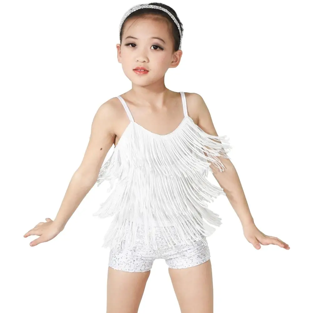 Детский костюм для латиноамериканских джазовых танцев| |