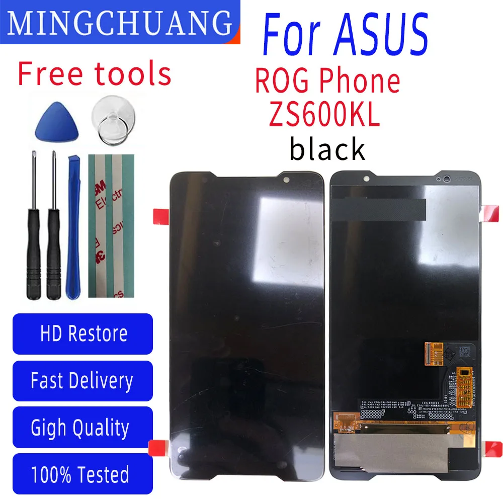 

6.0″ For ASUS ROG Phone ZS600KL LCD Display Screen Touch Panel Digitizer Assembly Replacement Part Repairs For ASUS_Z01QD LCD
