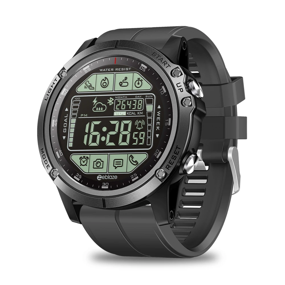 Zeblaze VIBE 3S прочные уличные Смарт часы в режиме реального времени погодные шаги