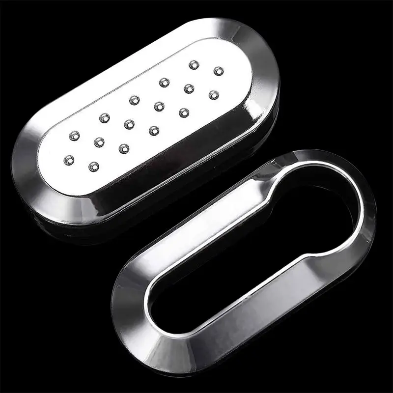 Чехол для ключа автомобиля защитный чехол серебристый пластик Fiat 500 | Автомобили