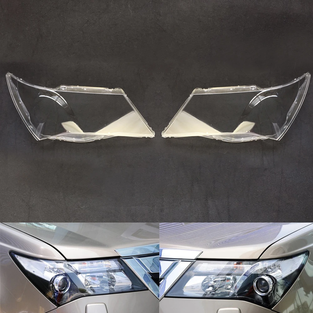 Для Honda Acura MDX 2007 2008 2009 2010 2011 2012 2013 объектив фары автомобиля крышка Замена прозрачные линзы Авто оболочка Крышка - Цвет: A Pair