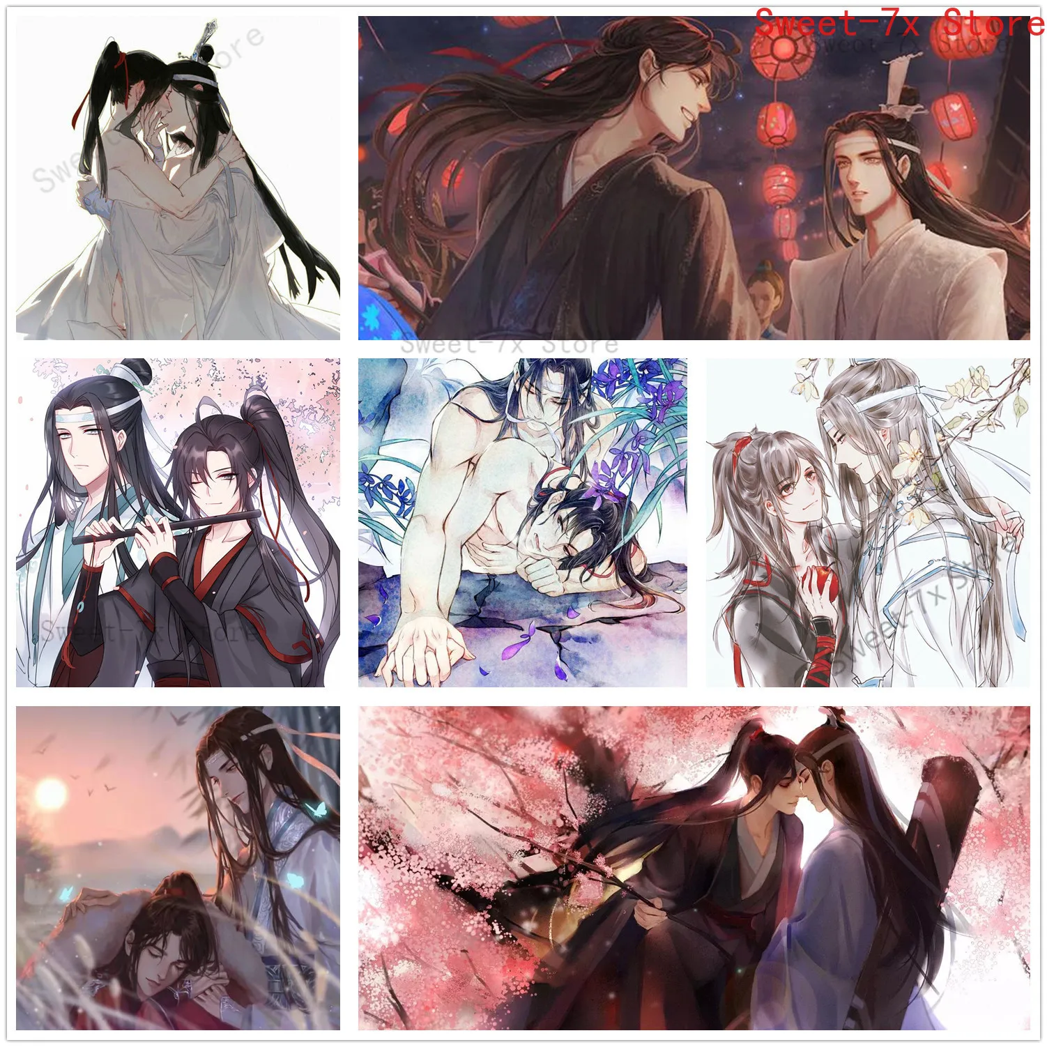 

Anime Mo Dao Zu Shi Chen Qingling Canvas Painting Art Nordic Posters and Prints Wall Pictures for Living Room Decor Frameless