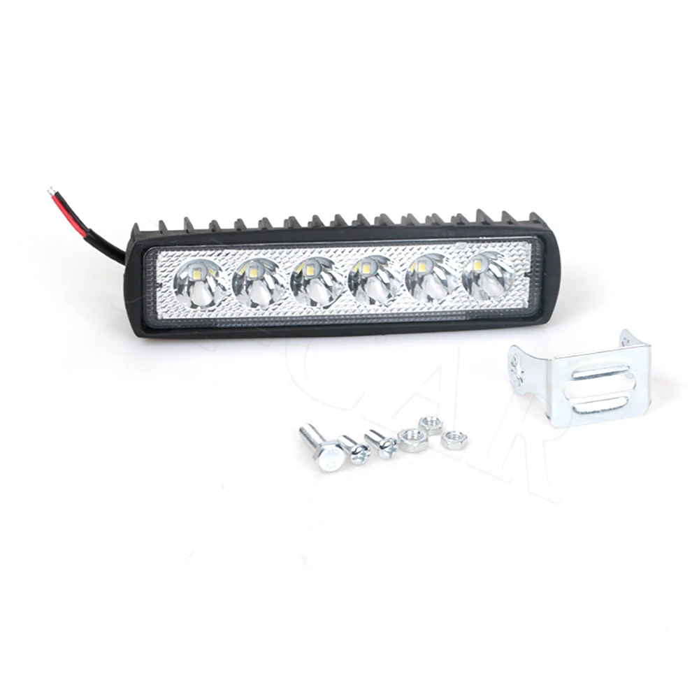 

X-CAR LED 1800lm car daytime running light 18w 6LED modified car auxiliary light universal car accessory