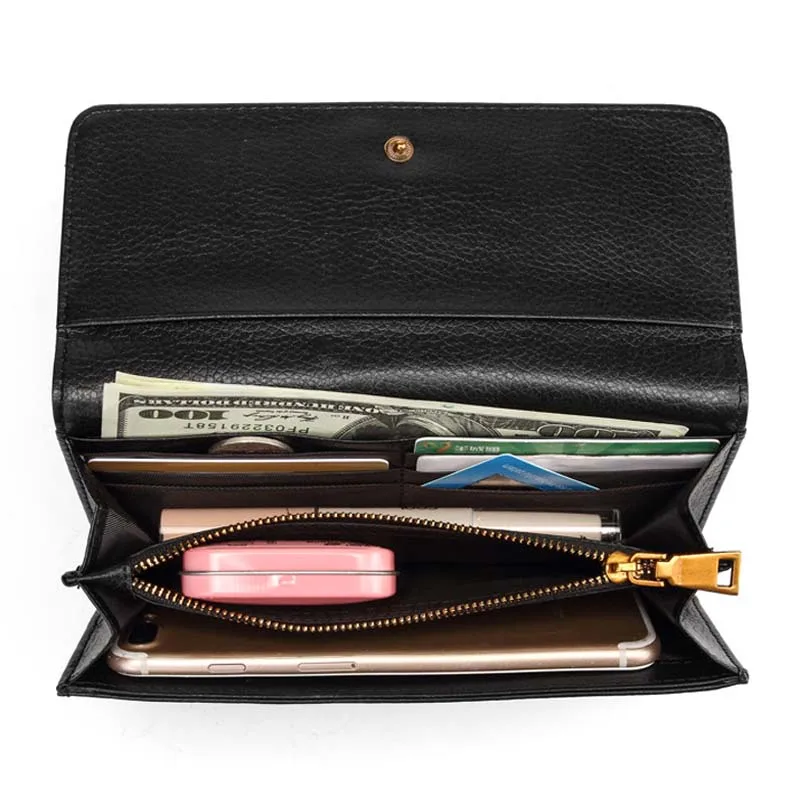 Зеркальный Солнечный 2020 новый длинный женский кошелек из натуральной кожи