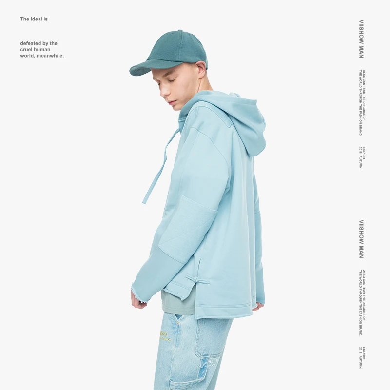 VIISHOW уличная Мужская толстовка бренд хип хоп стиль Sudaderas Para Hombre новые толстовки
