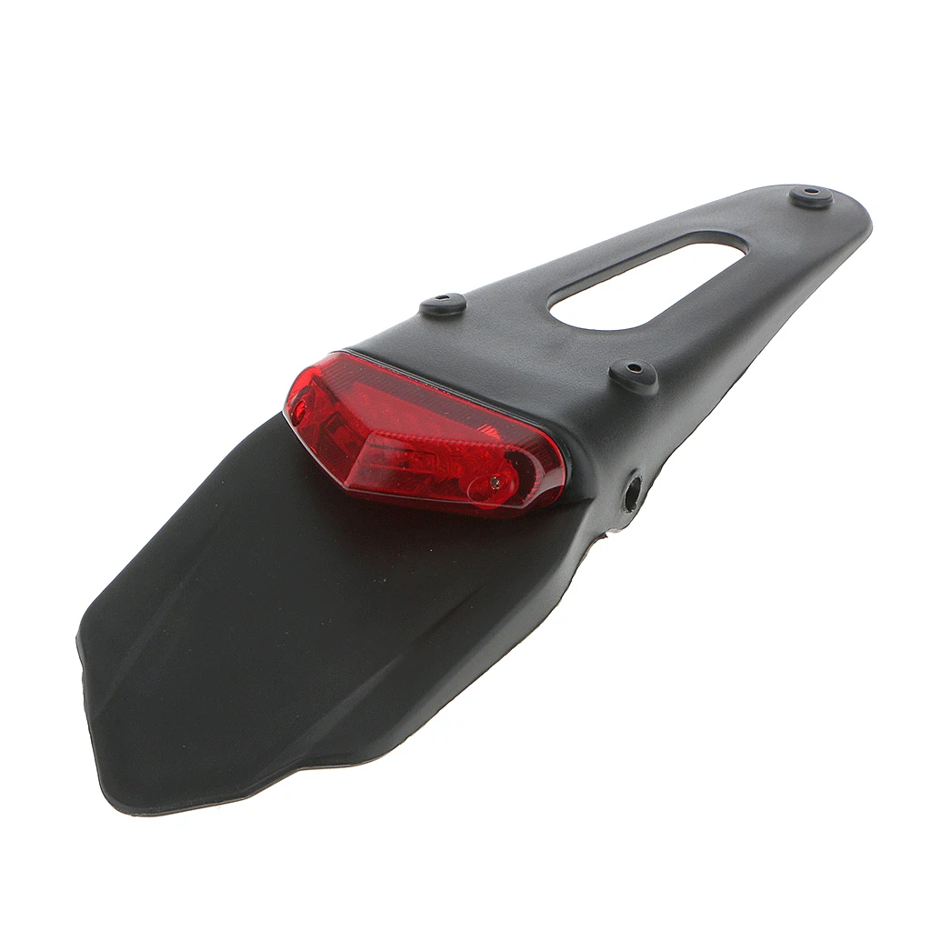 

1 Pcs Universal LED Rear Fender Brake Tail Light Taillight Stop Lamp with Red Lens for Motorcycle Mini Dirt Bike Motorbike