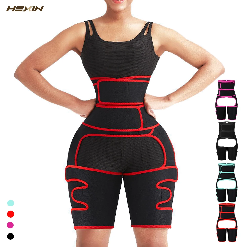 HEXIN Пояс для ног триммер бедра пот более тонкая талия тренажер похудения