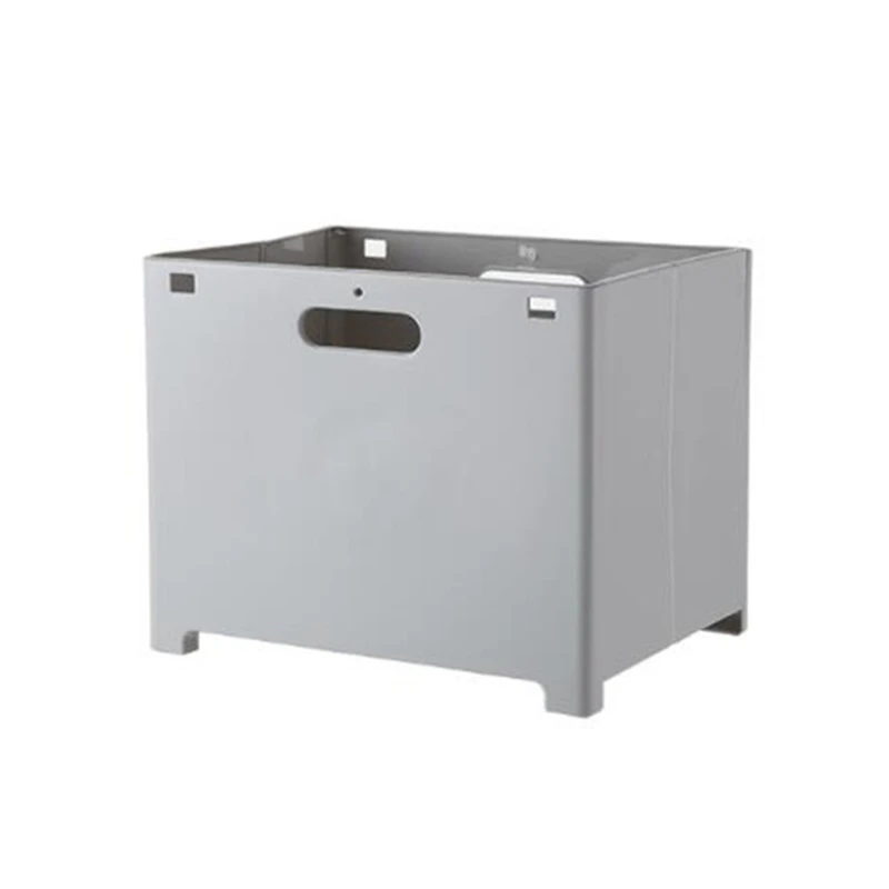 Складная корзина для грязной одежды пластиковая хранения белья боковой