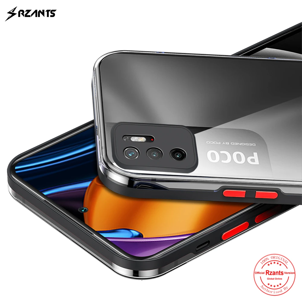 

Rzants For Xiaomi POCO M3 Pro Case HD Transparent [Dazzle] Ultra thin Slim High Clear Protective Bumper Back Cover