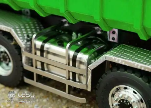 LESU 1/14 гидравлический цилиндр MAN TGS 8*8 RC самосвал со звуком Металлическое шасси |