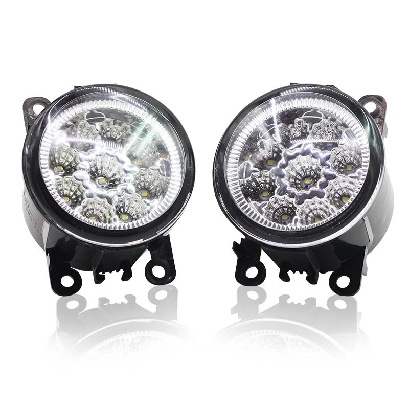 Buildreamen2 For Dacia Duster Logan Sandero Solenza Car Fog Light Daytime Running DRL LED Lamp 12V White Blue Yellow | Автомобили и