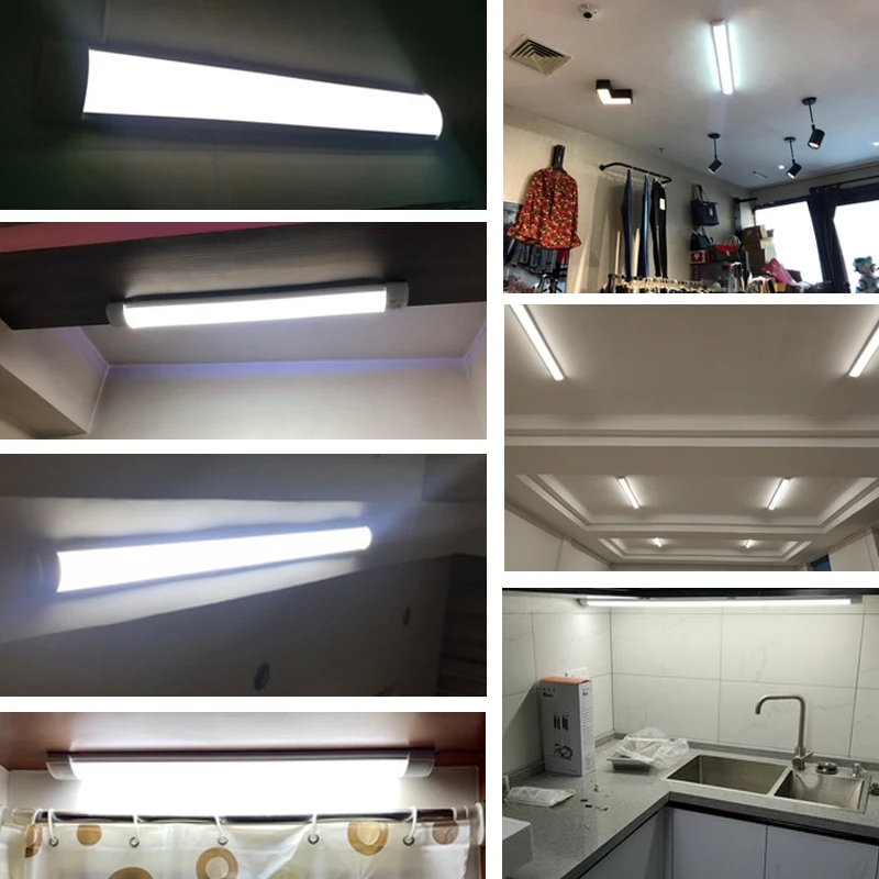 

Led Lights for Kitchen Lamp 10W 20W Under Cabinet Light Led Tube Bar Wall Lamp Home Bedroom Kitchen Closet Indoor Lighting 220V