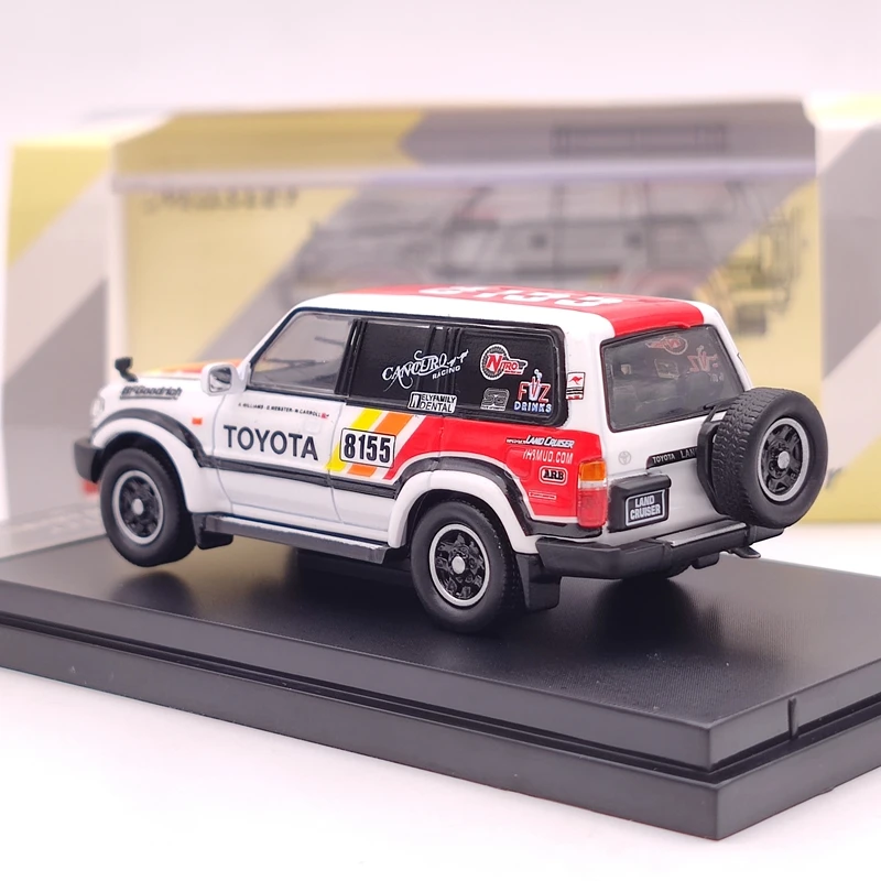 Мастер от 1/64 до ~ TA LAND CRUISER LC80 Мексика Baja 1000 ралли #8155 джип модели игрушки