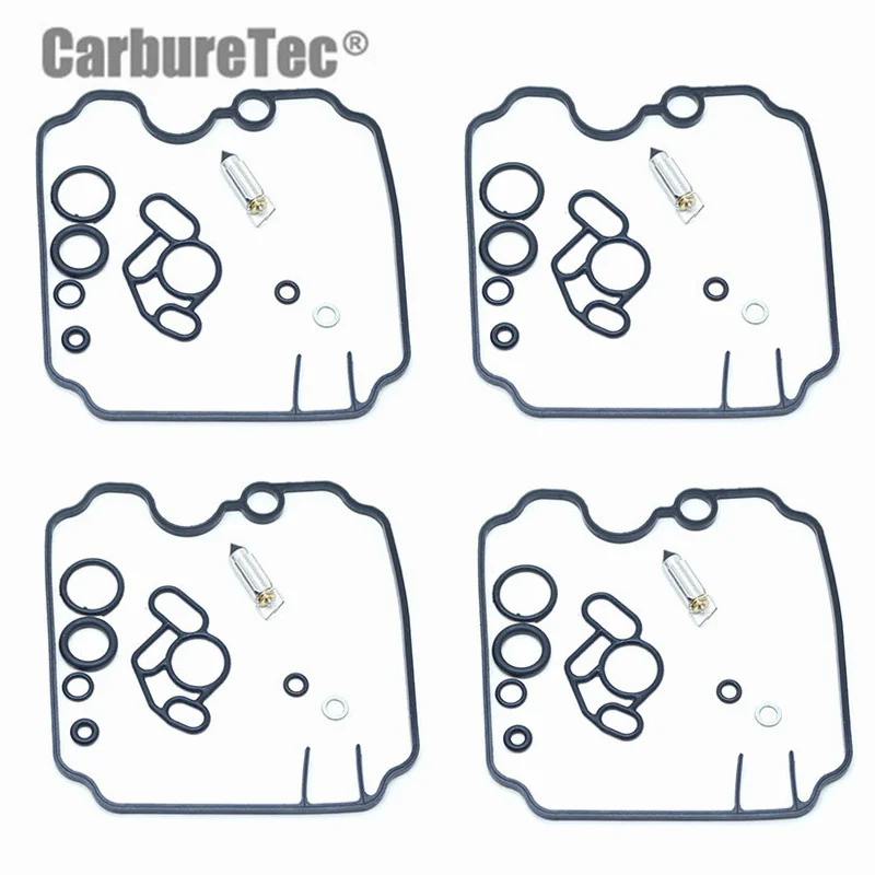

For Yamaha XTZ750 TDM850 FZR1000 TRX850 XTZ TDM 750 850 Carb Carburetor Repair Kit Chamber Seal Gasket O-ring Float Valve 4 Sets