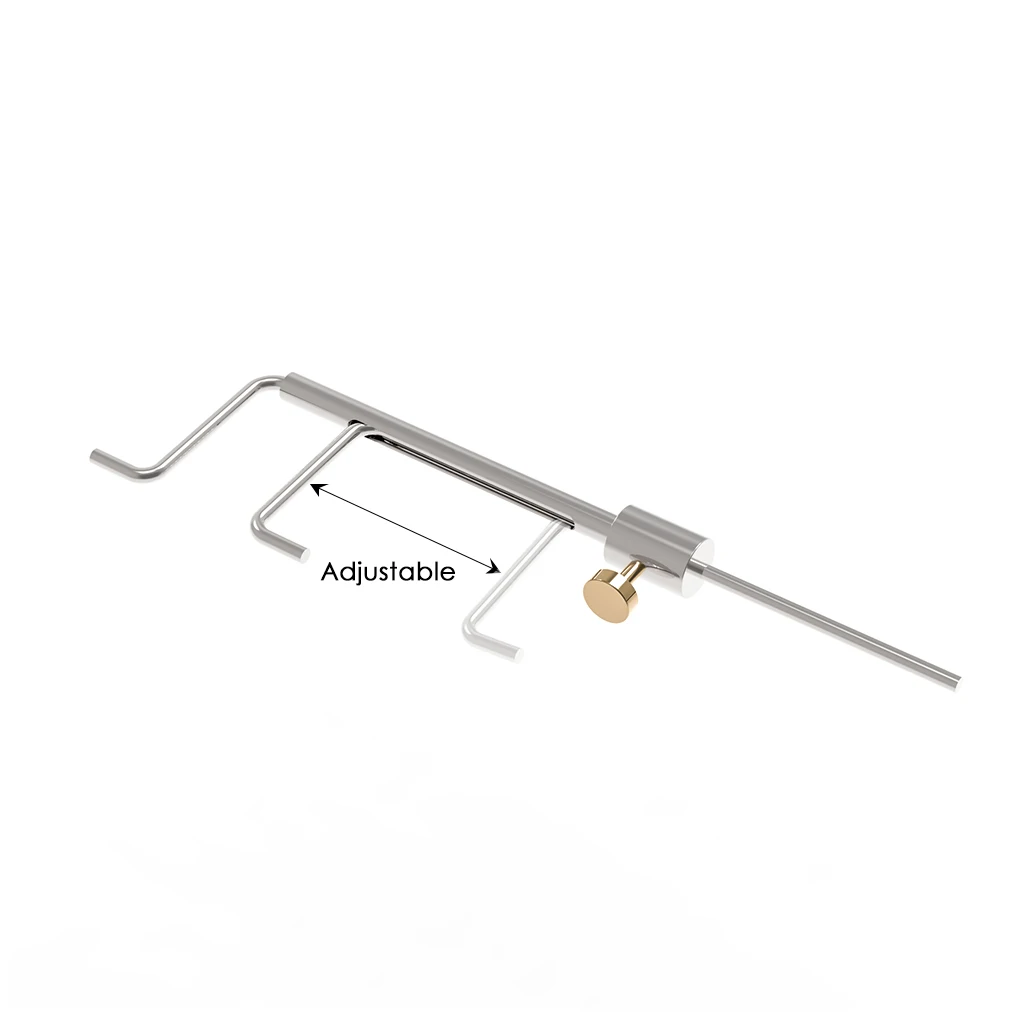 Хромовая скрипка Luther Tools звуковой пост измеритель ретривер набор зажимов для