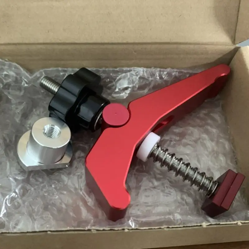 

Universal T-Track Platen Woodworking Chute Holder Miter Track Clamping Blocks Clamps for Woodworking Table Practical