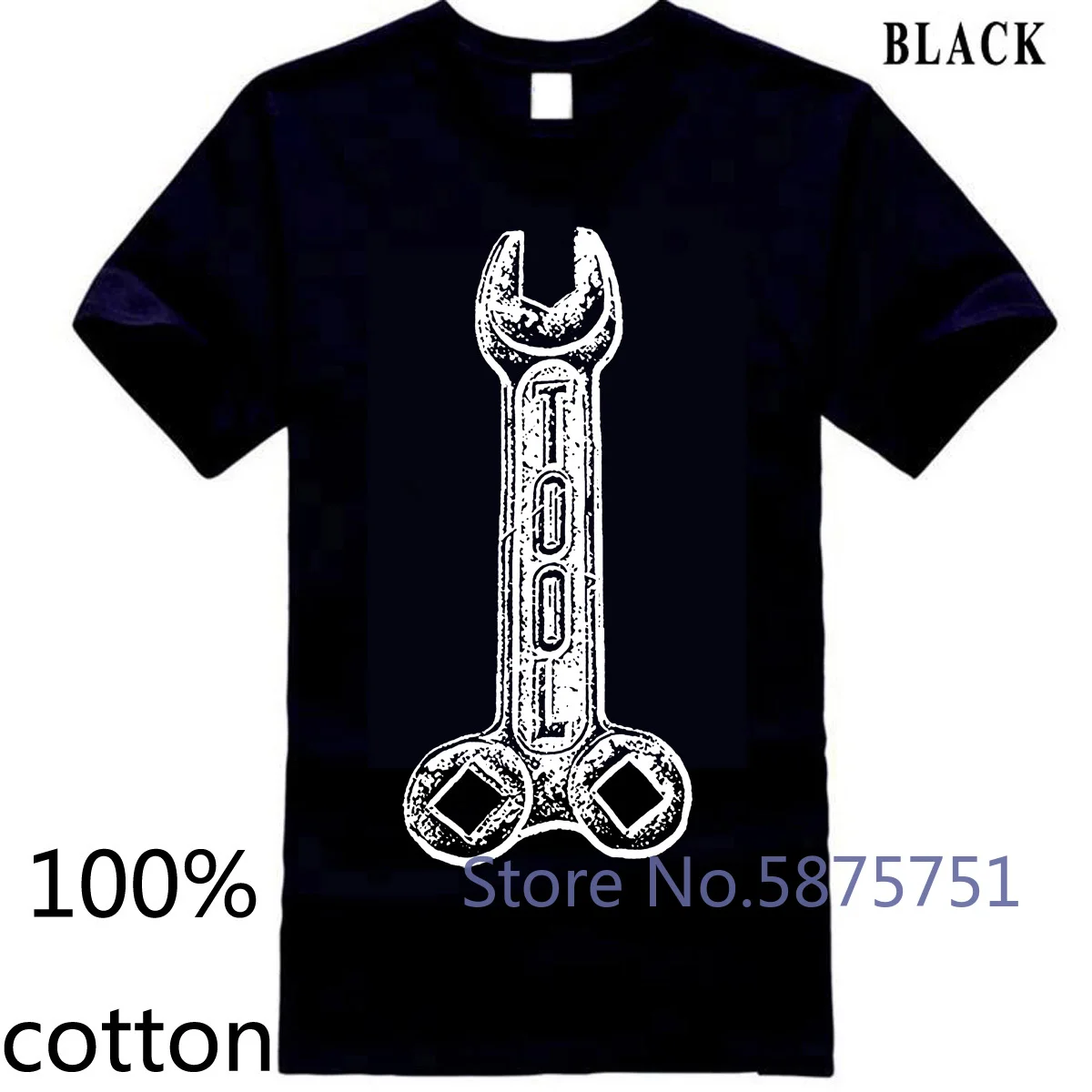 Футболка мужская с коротким рукавом 100% хлопок s Wrench Tool Generic Sunshine топ размеры 3XL 4XL