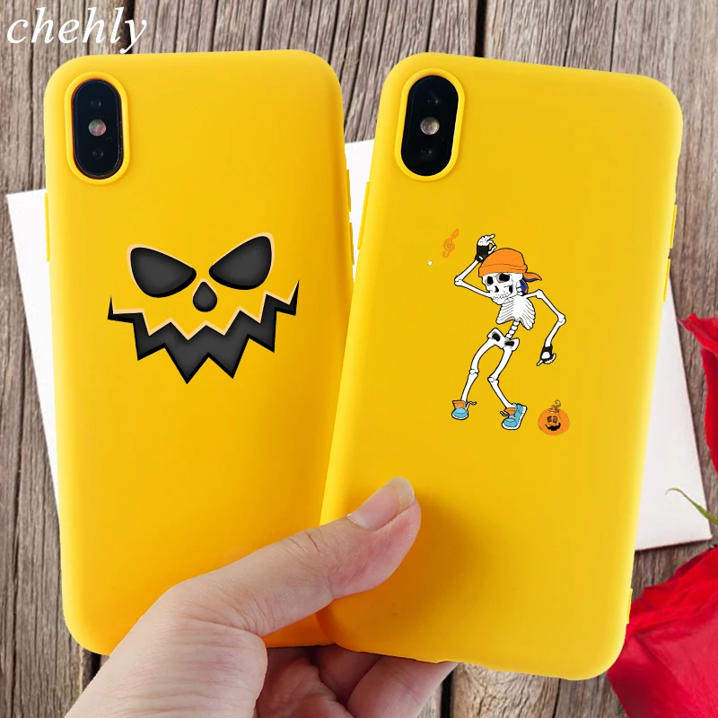 Чехол для телефона на Хэллоуин iPhone 6s 7 8 11 Plus Pro X XS Max XR demon мягкие силиконовые чехлы