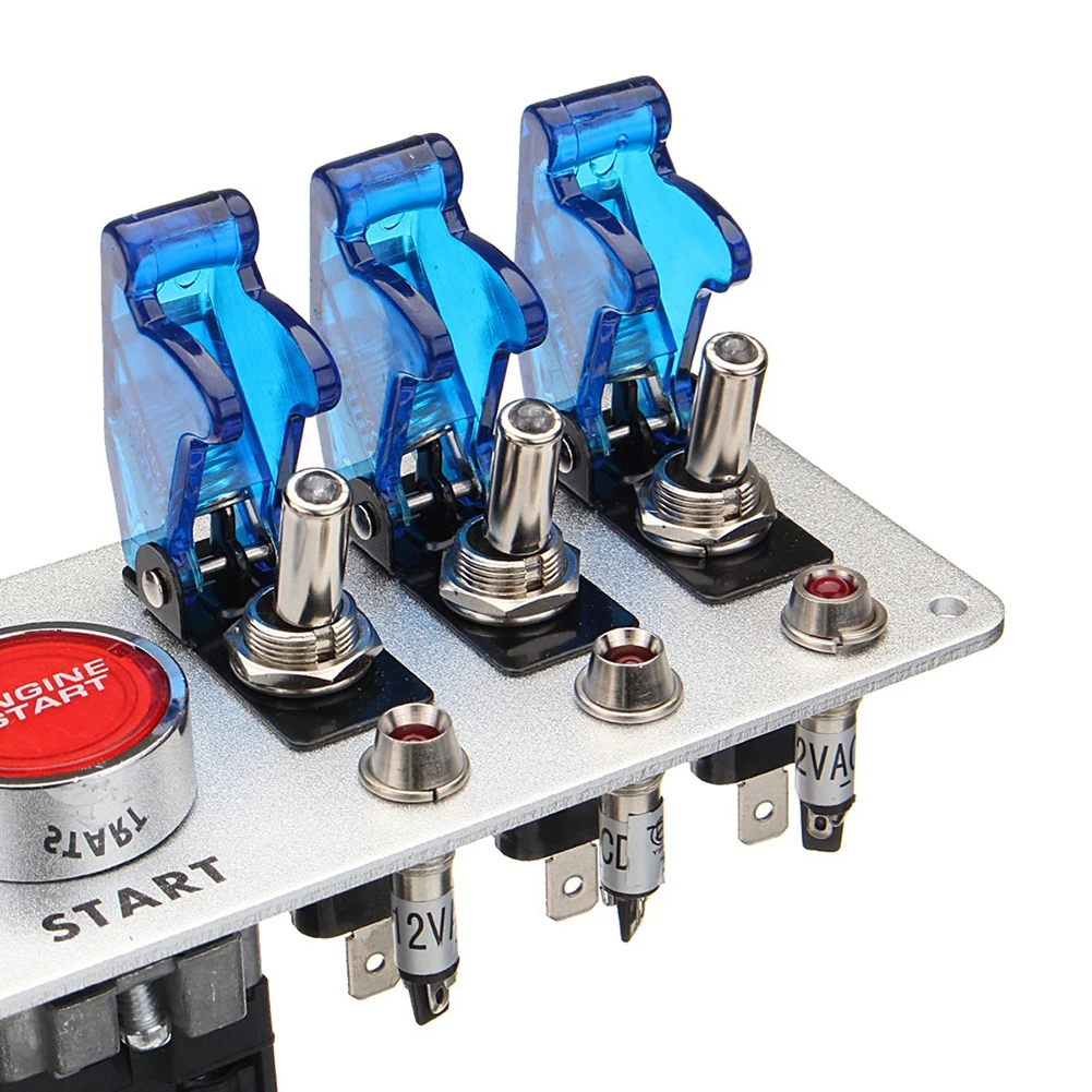 Car Switch 12V Auto LED Racing Ignition Engine Start On/Off Push Toggle Panel | Автомобили и мотоциклы