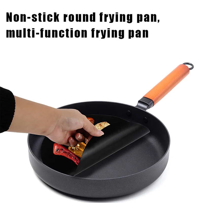 2 шт. с антипригарным покрытием коврик круглый сковородка для жарки лайнера лист