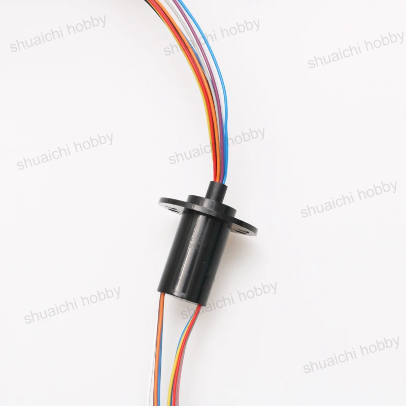 

1PC Wind Power Rotary Connector Joint Dia. 22mm 12 Channel Wires 5A Conductive Slipring Signal Data Transmission Slip Ring