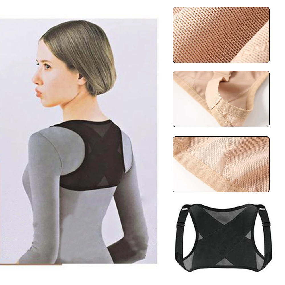 Корректор осанки для мужчин и женщин Регулируемый корректор спины Горбатая