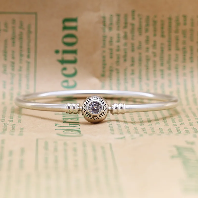 Claudia Valentine TOP SALE Authentic 100% 925 Sterling SilverJasmine Princess Latin Original Bangle & Bracelet for Women Gift