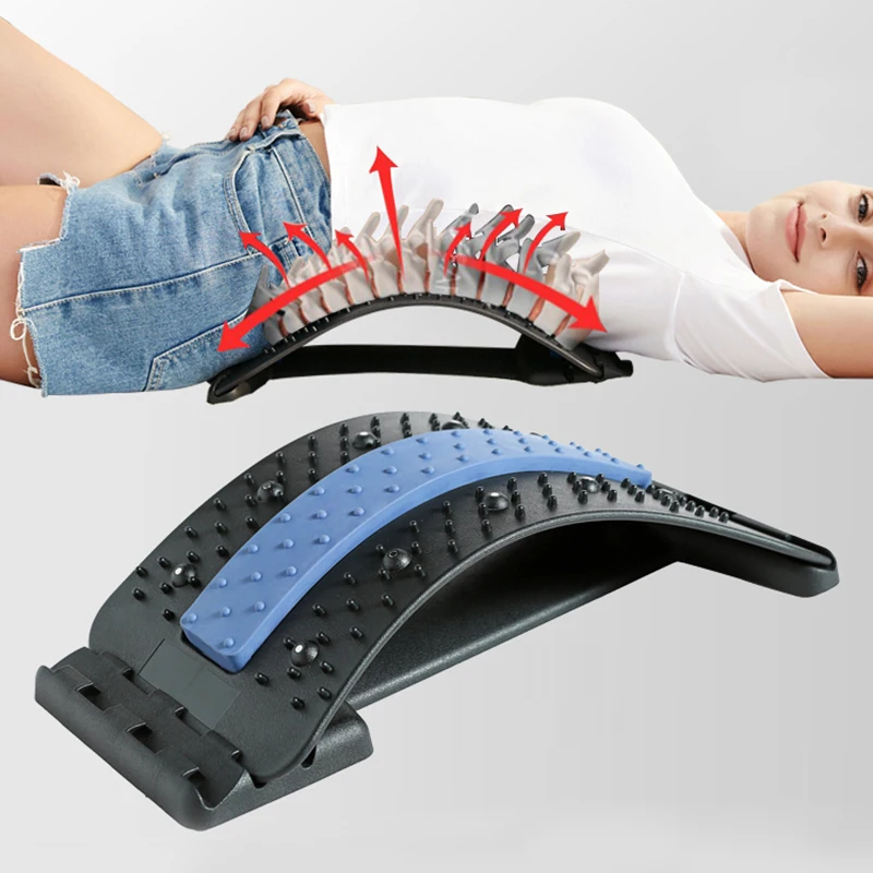 

Магнитный массажер для спины, растягивающее устройство для шеи, Массажная подушка для шейного отдела позвоночника, корректор поддержки поз...