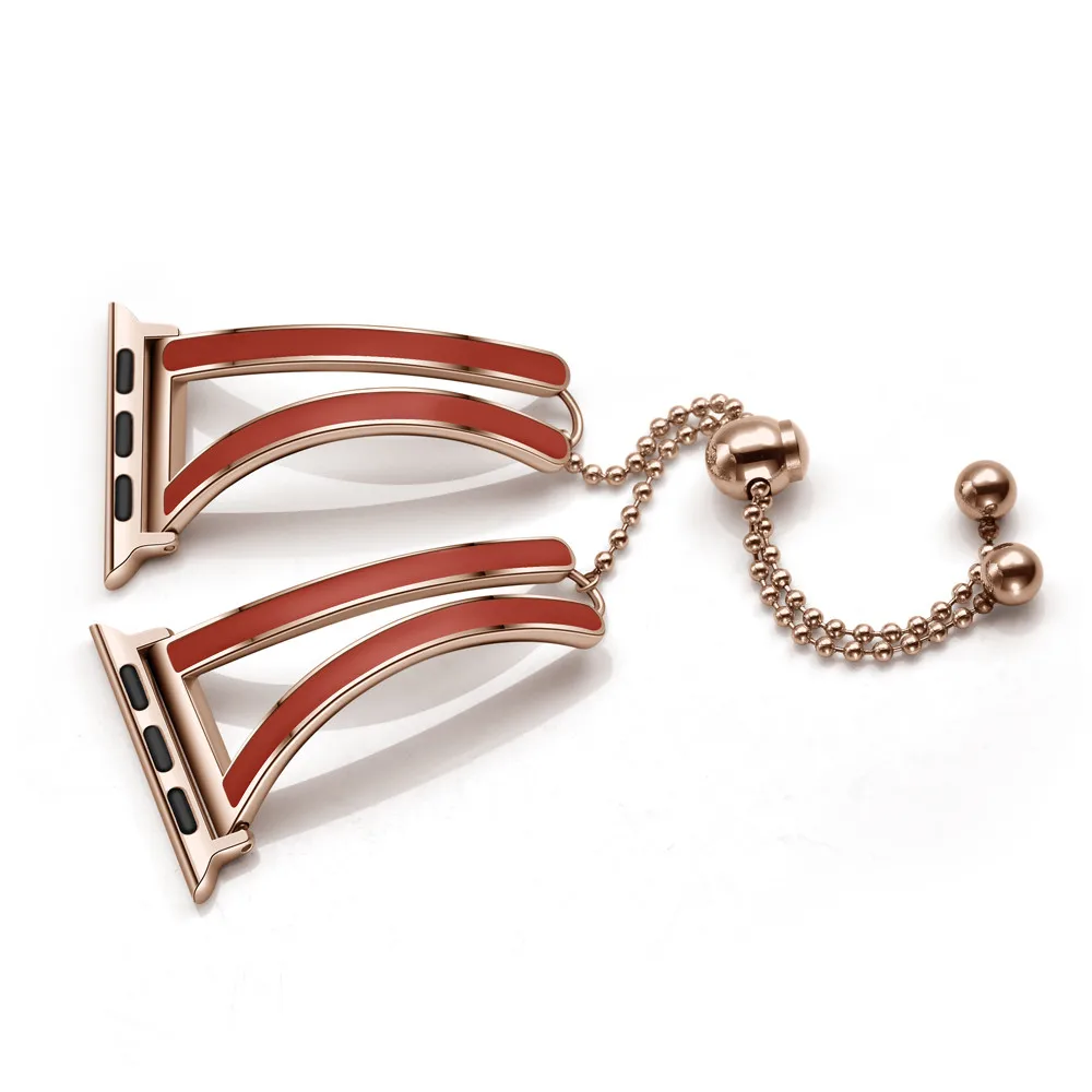 

Women Stainless Steel Bracelet for Apple Watch SE Band 40mm 44mm 38mm 42mm Metal Jewelry Strap for iWatch Series 6 5 4 3 2 Belt
