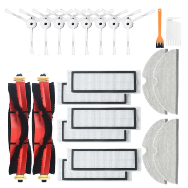 

Запчасти для робота-пылесоса Xiaomi Roborock S6 MAXV S6 PURE S6, основная щетка, боковая щетка, Hepa-фильтр, комплекты аксессуаров