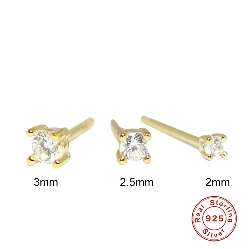 

Aide 1 комплект из 3 предметов, золото/серебро, мини юбка-пачка 925 стерлингового серебра серьги-гвоздики для женщин очаровательные мини-циркон ...